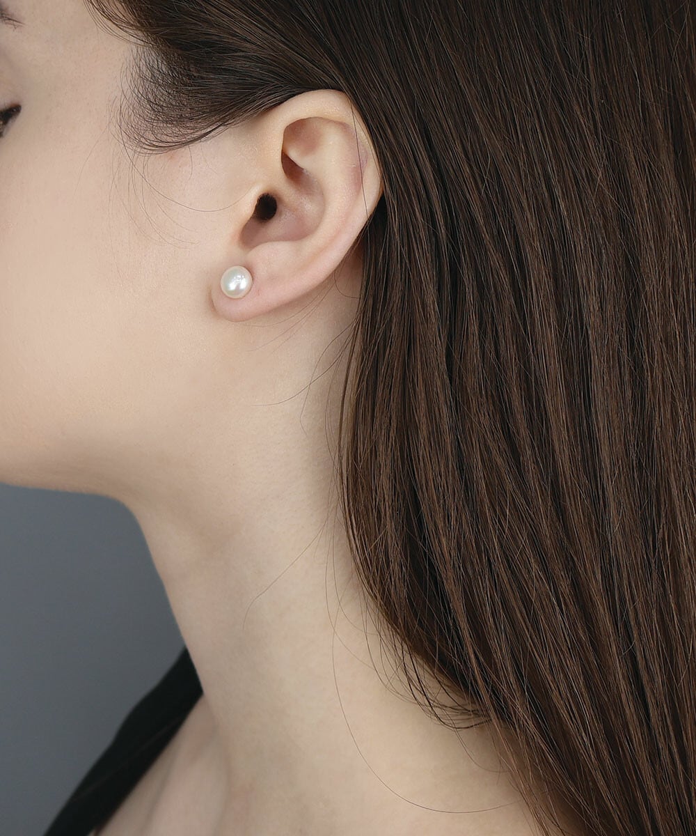 【シルバー925】ウォーターパール ピアス / silver925ポスト 韓国製