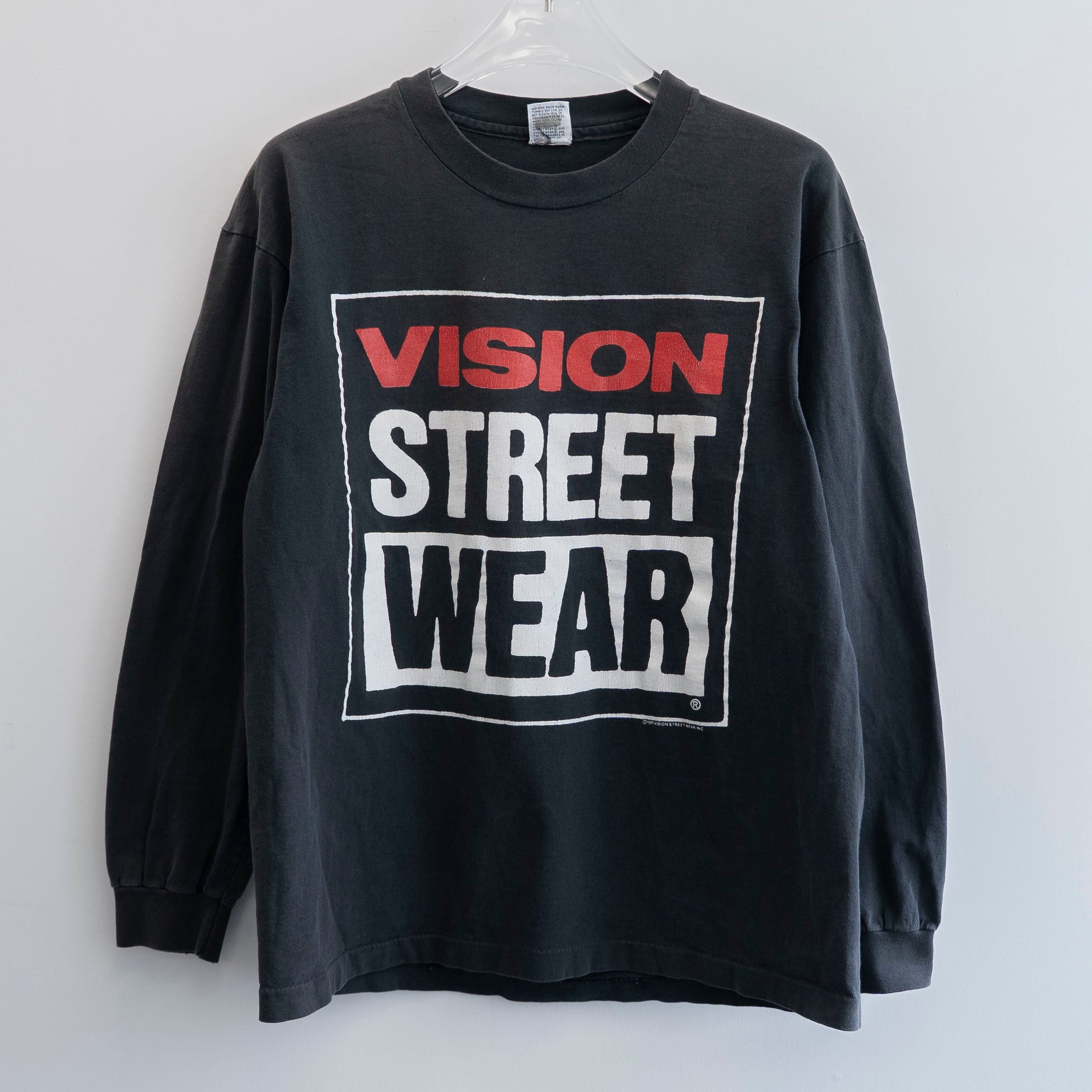 Vision Street Wear " Logo L/S " Original Tag L【A1-245】
