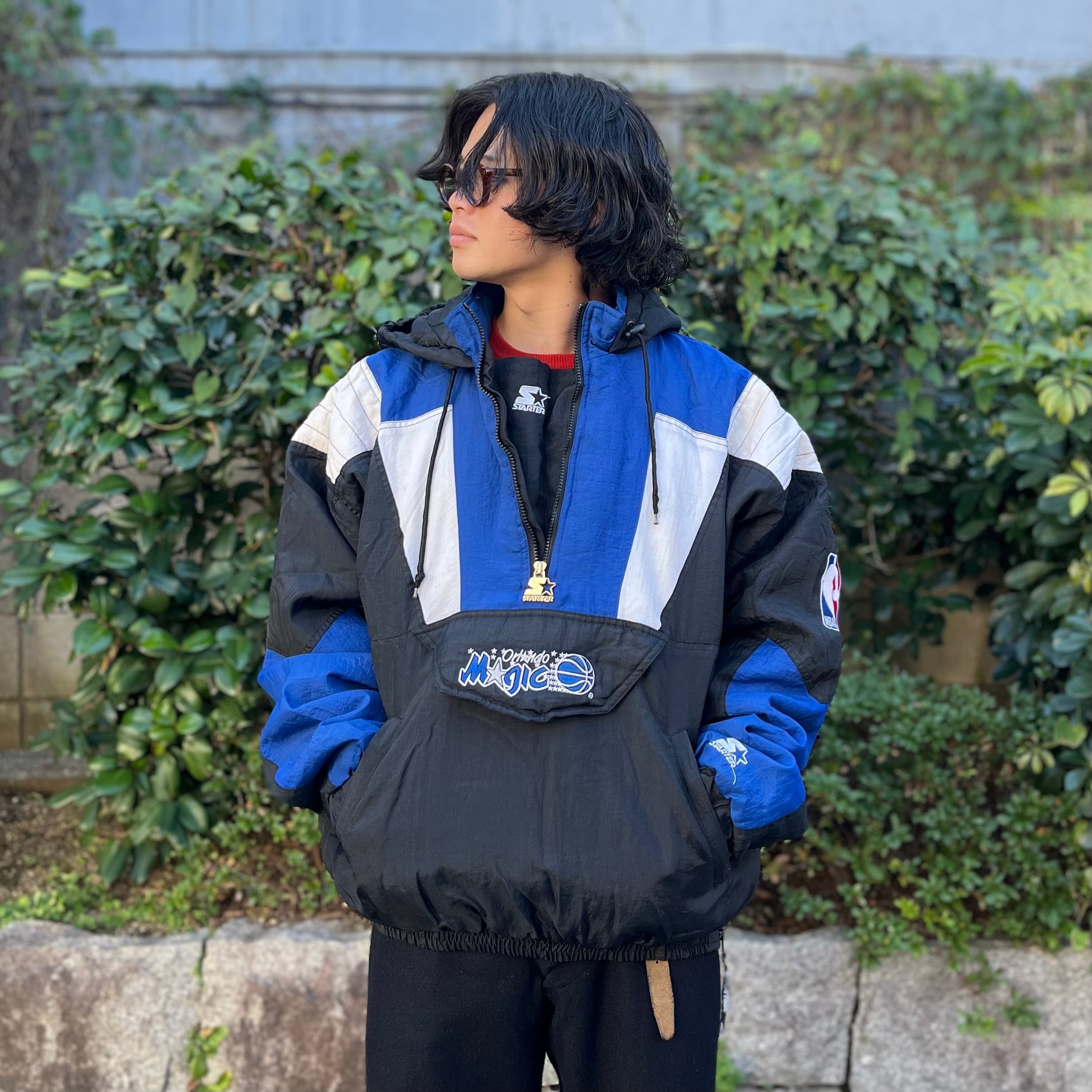 size:XL【 Orlando magic 】オーランド・マジック ナイロンジャケット ...