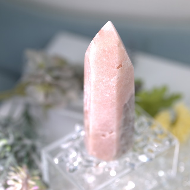 【愛と安らぎの光柱－真実の愛を引き寄せる癒しのストーン－】ピンクアメジストタワー　No.56_1
