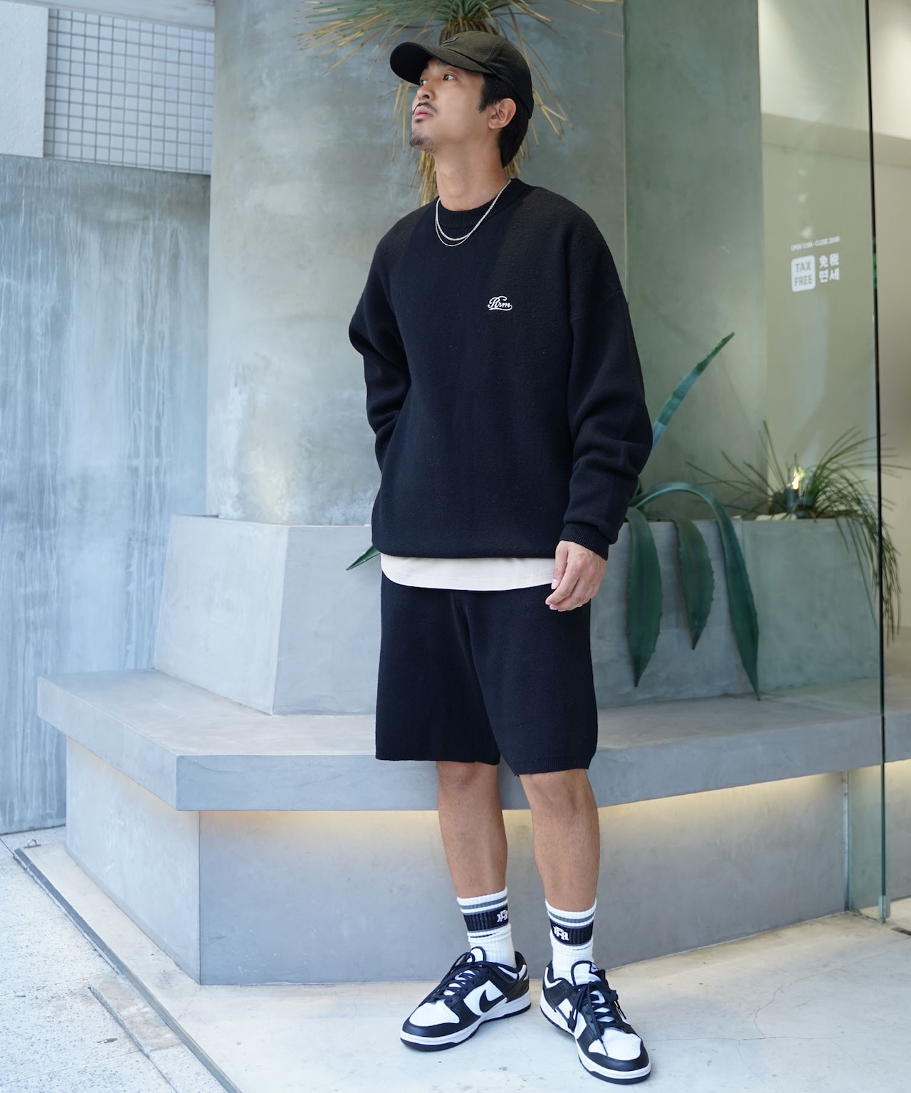 【#Re:room】SOFT SMOOTH WOOL KNIT SHORTS［REK126］