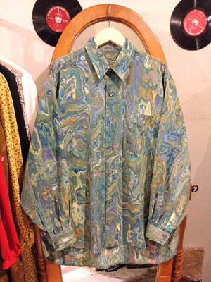 日本製モダンアンティークメンズシャツ/MADEINJAPANVintagemens古着洋服