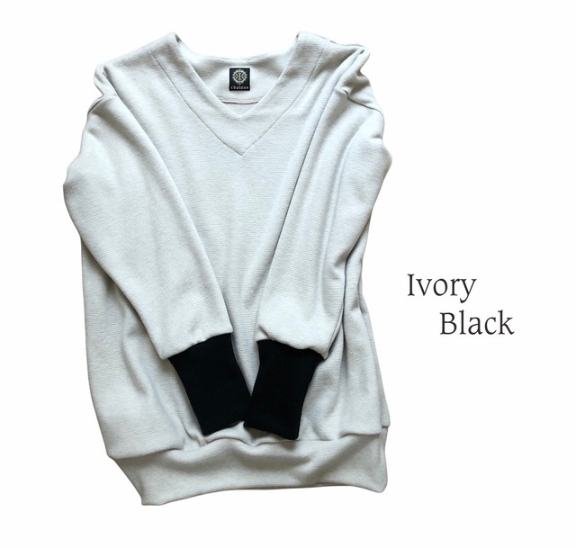 【Derive one market Channel】chainus『カスタマイズトップス ／ Ivory Black』