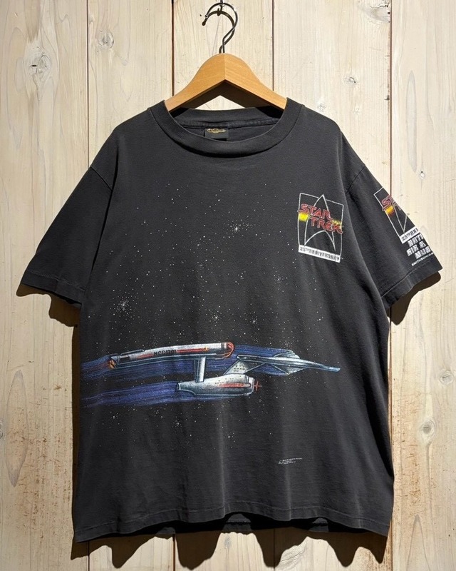 【a.k.a.C.a.k.a vintage】90's “STAR TREK" Print Design Vintage Loose T-Shirt