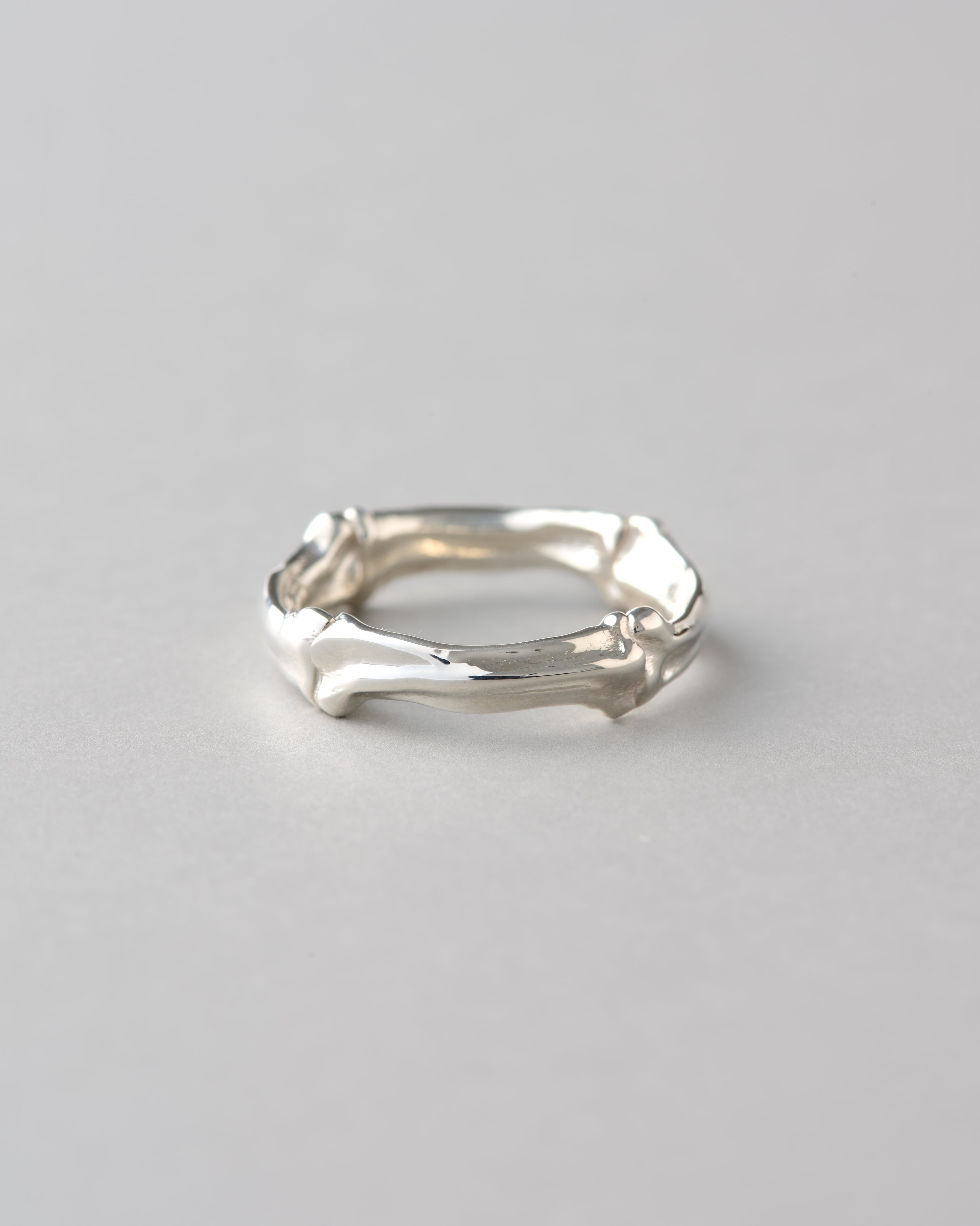 bone ring thick silver925 # LJ21103R