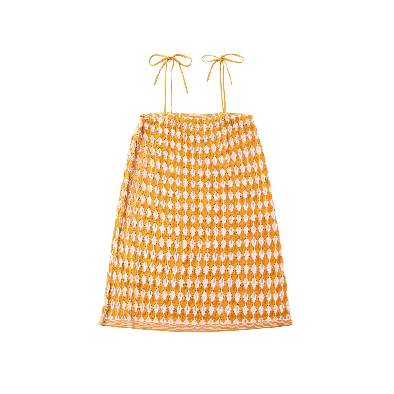 《即納》LAST1 Knit planet / ARGYLE DRESS MUSTARD/CREAM