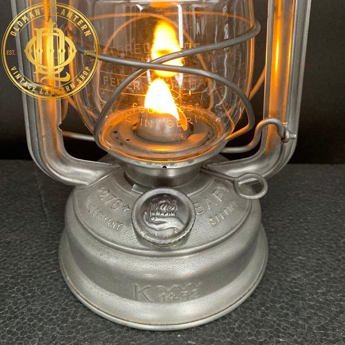 K1452 エンボス FEUERHAND 276StK DBP.a AUER glass | Oldman's K1452 エンボス FEUERHAND 276StK DBP.a AUER glass | Oldman's