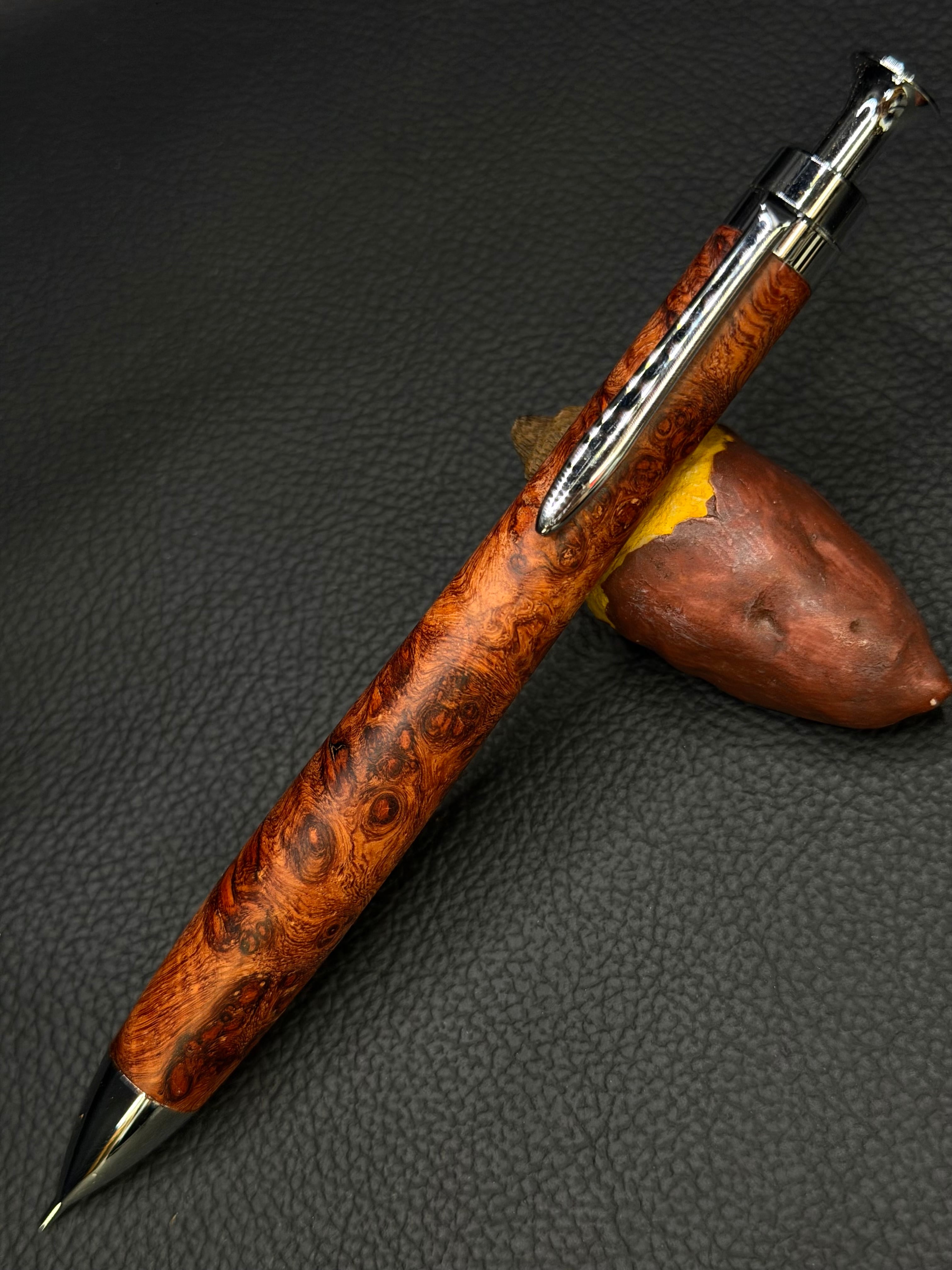 20 黒柿 縮み杢 0.3mmシャープペンシル | こぶた工房