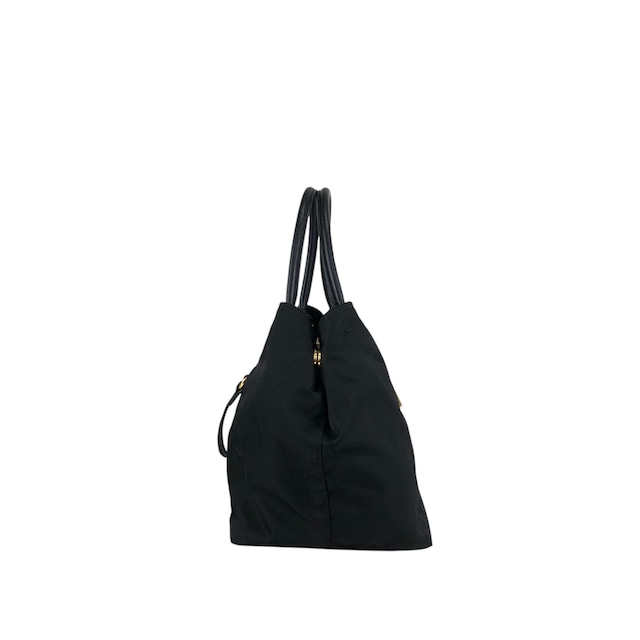 PRADA プラダ ショルダーバッグ ブラック トライアングルロゴ ナイロン 2WAY トートバッグ vintage ヴィンテージ オールド 2krwdw