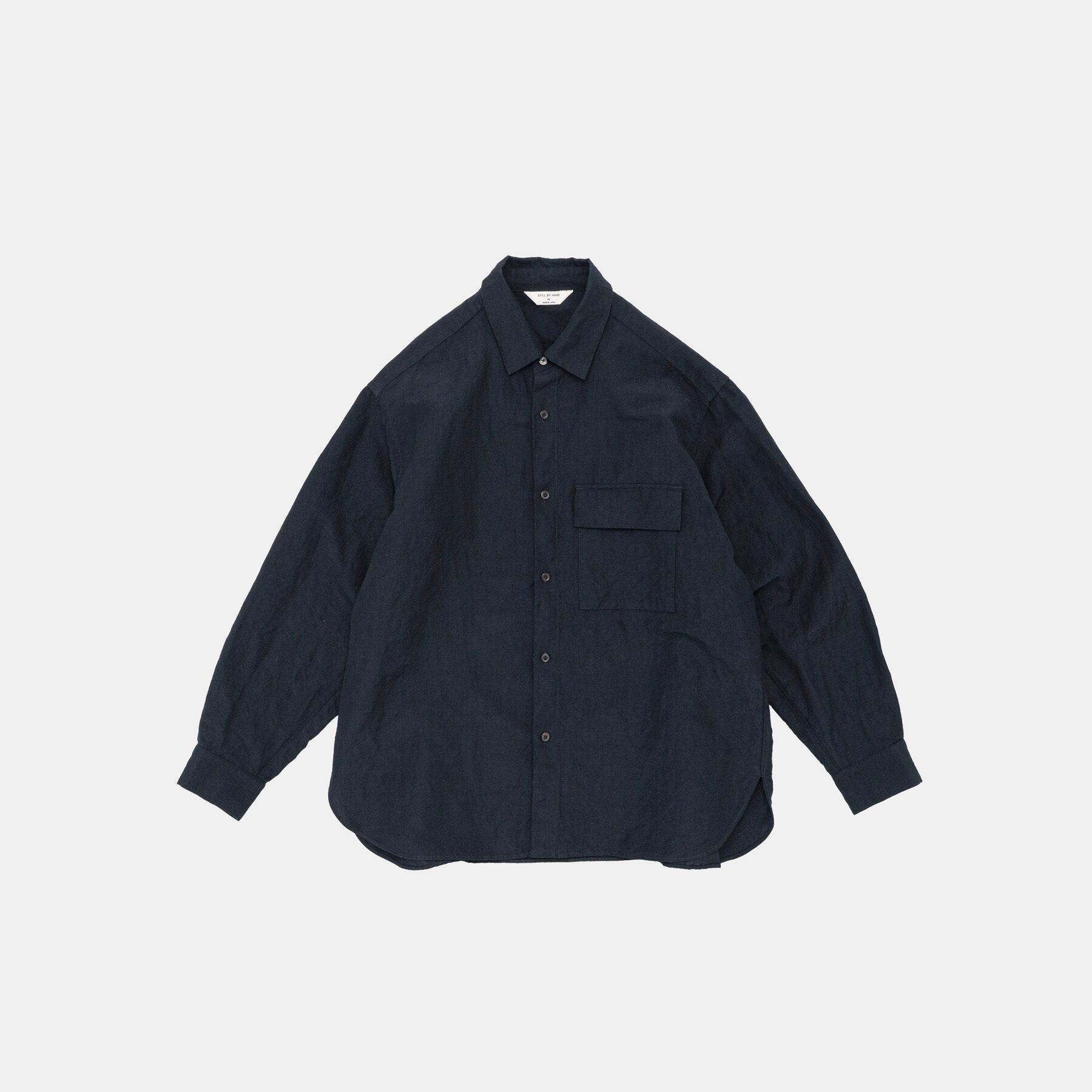 STILL 15SS STILL BY HAND リネン素材 シャツ カーディガン BY HAND 