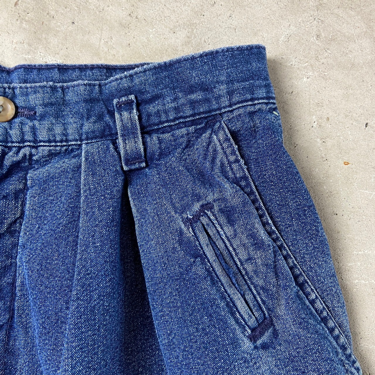 90年代 USA製 DOCKERS ドッカーズ デニムチノトラウザーズ 2タック 
