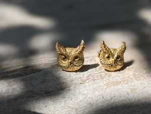 【goodafternine】　Owl earrings