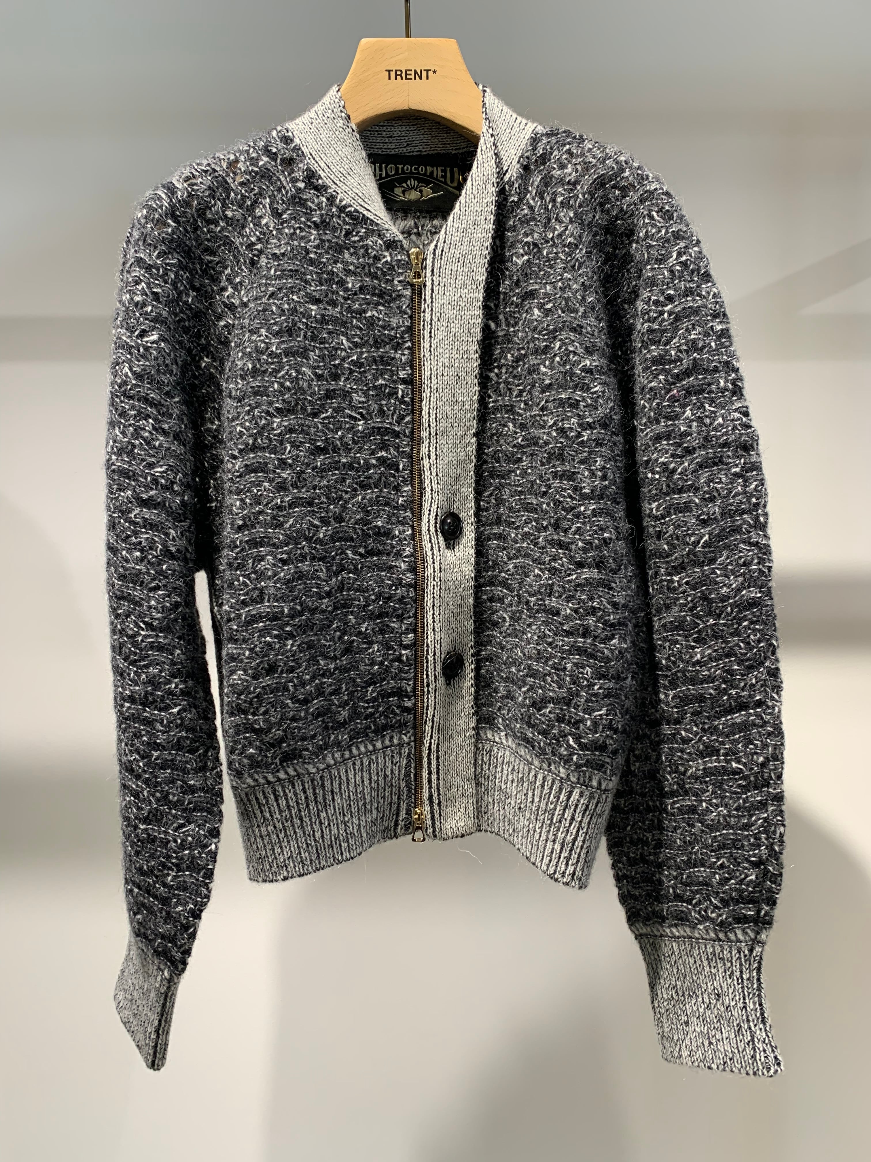 23AW】PHOTOCOPIEU フォトコピュー / EMMA CROCHET BLOUSON CARDIGAN 