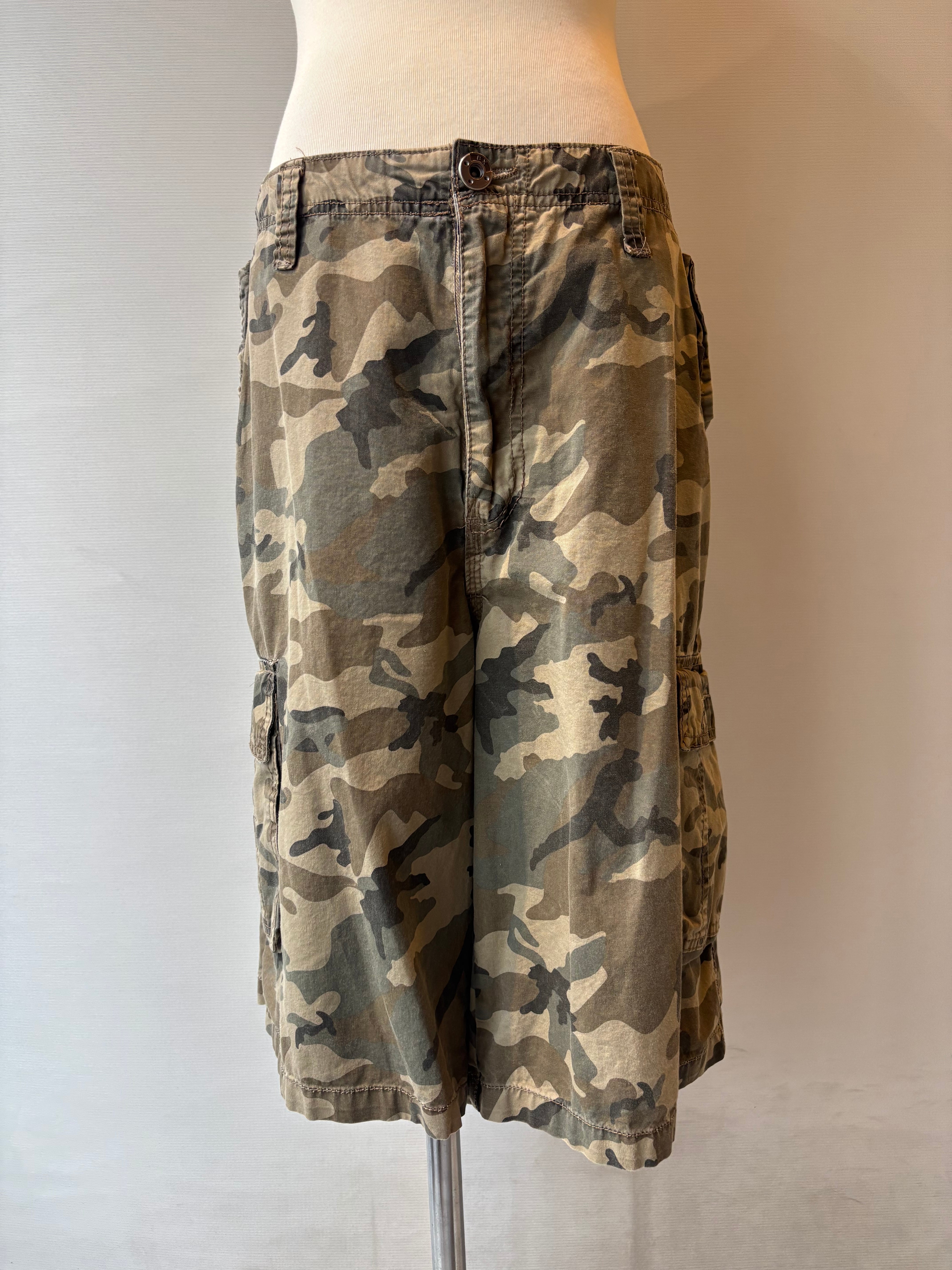 希少 90s ASAT リップストップ生地 トライバルカモ フィールドパンツ