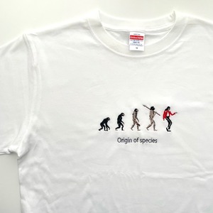 ◆I様オーダー品◆刺繍Tシャツ【origin of species】T-241