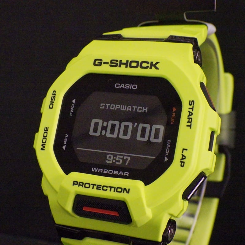 カシオ G-SHOCK GBD-200-9JF イエロー [20気圧防水 歩数・カロリー