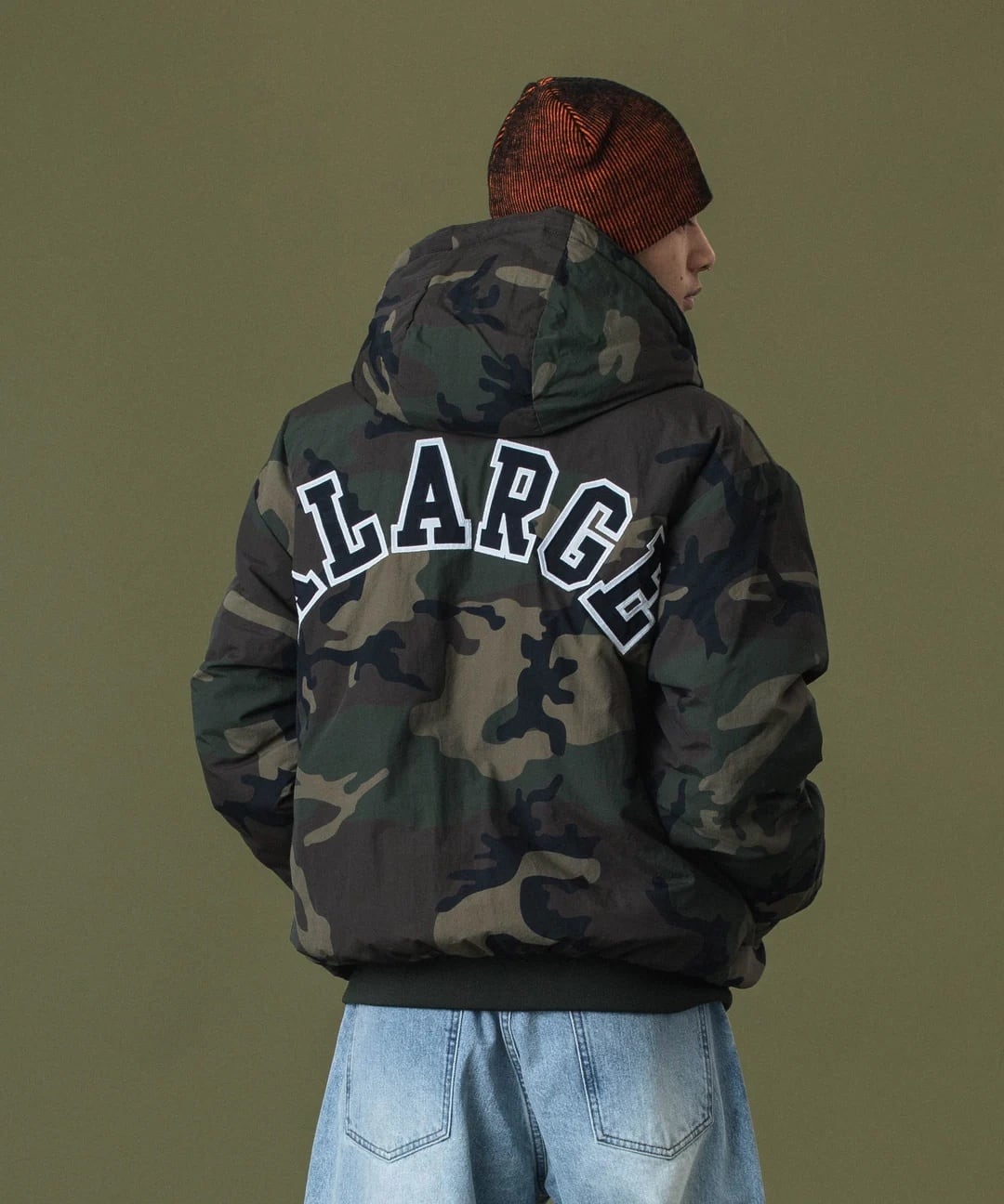 XLARGE NYLON PUFFER JACKET M カモ　迷彩 XLARGE / NYLON PUFFER JACKET