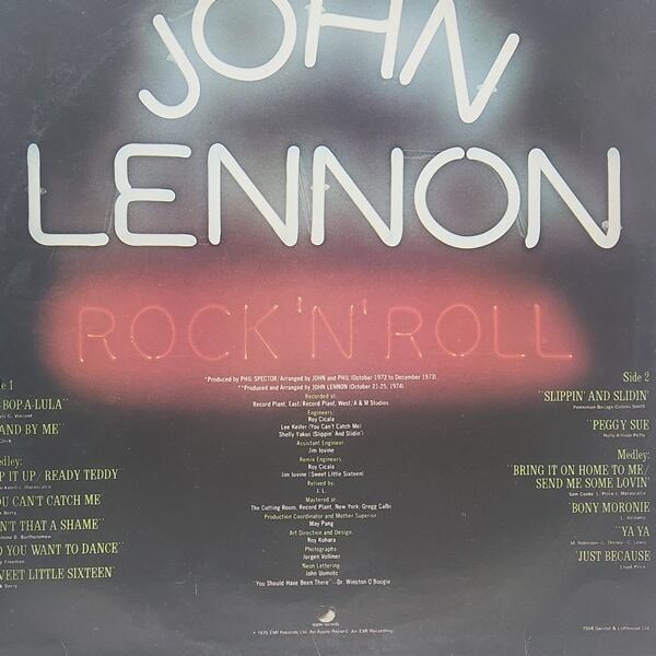 John Lennon / Rock 'N' Roll [PCS 7169, 0C 062 05834] - 画像2