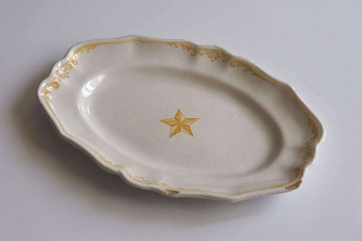 18-19th C. French Faience Oval Platter B