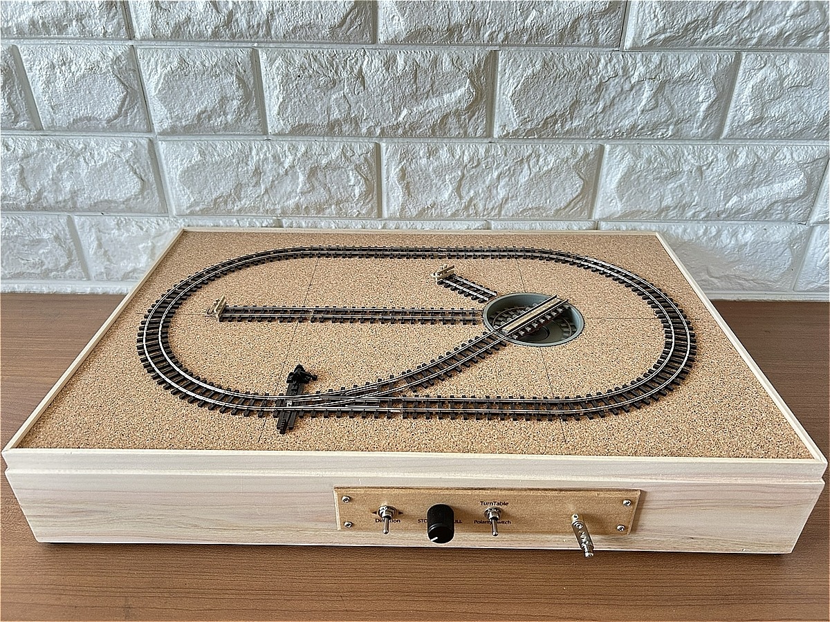 Handcrafted 450×300mm HO Narrow Gauge Layout Base w/ Turntable | HOe ...