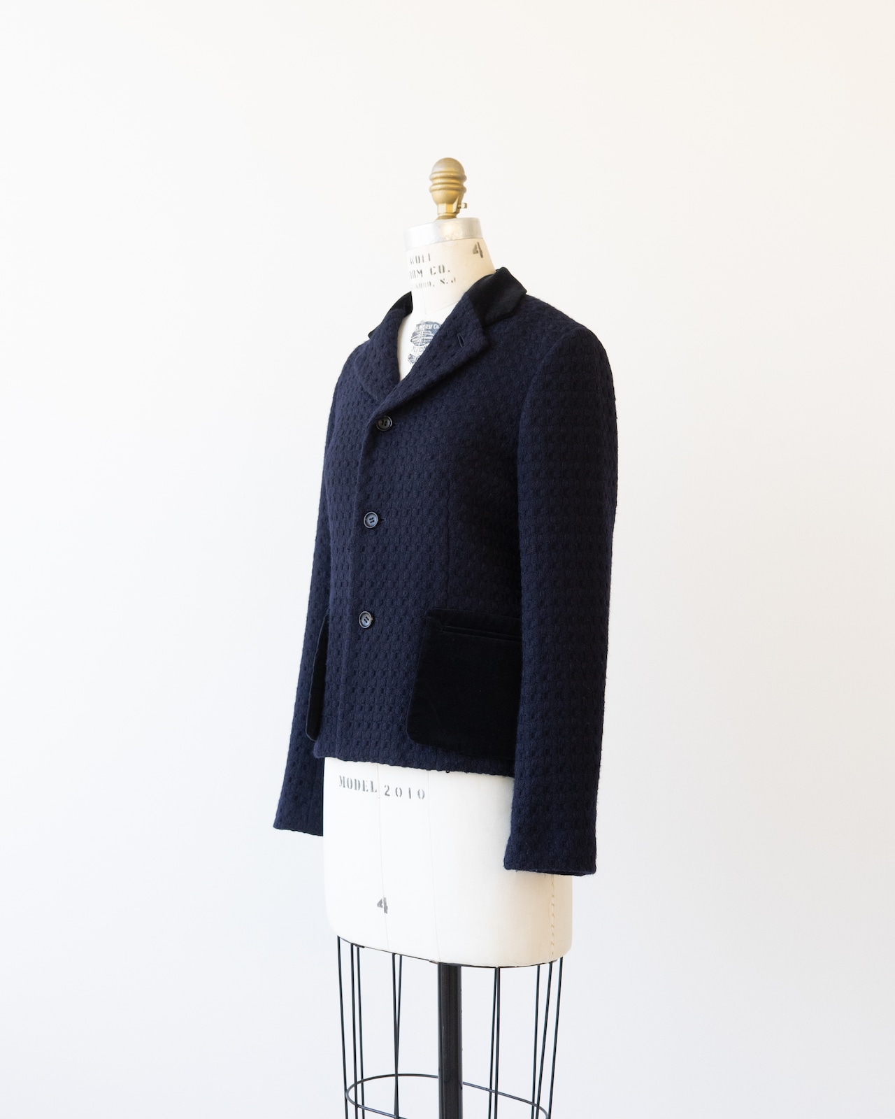 〈COMME des GARCONS COMME des GARCONS〉Tweed jacket