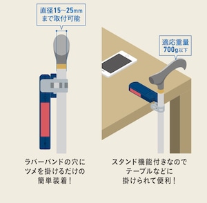 暗くなったらヒカル君（自動点灯　夜間歩行補助機器）