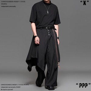 RFDRFD 26SS フェイクツーピースハカマパンツ