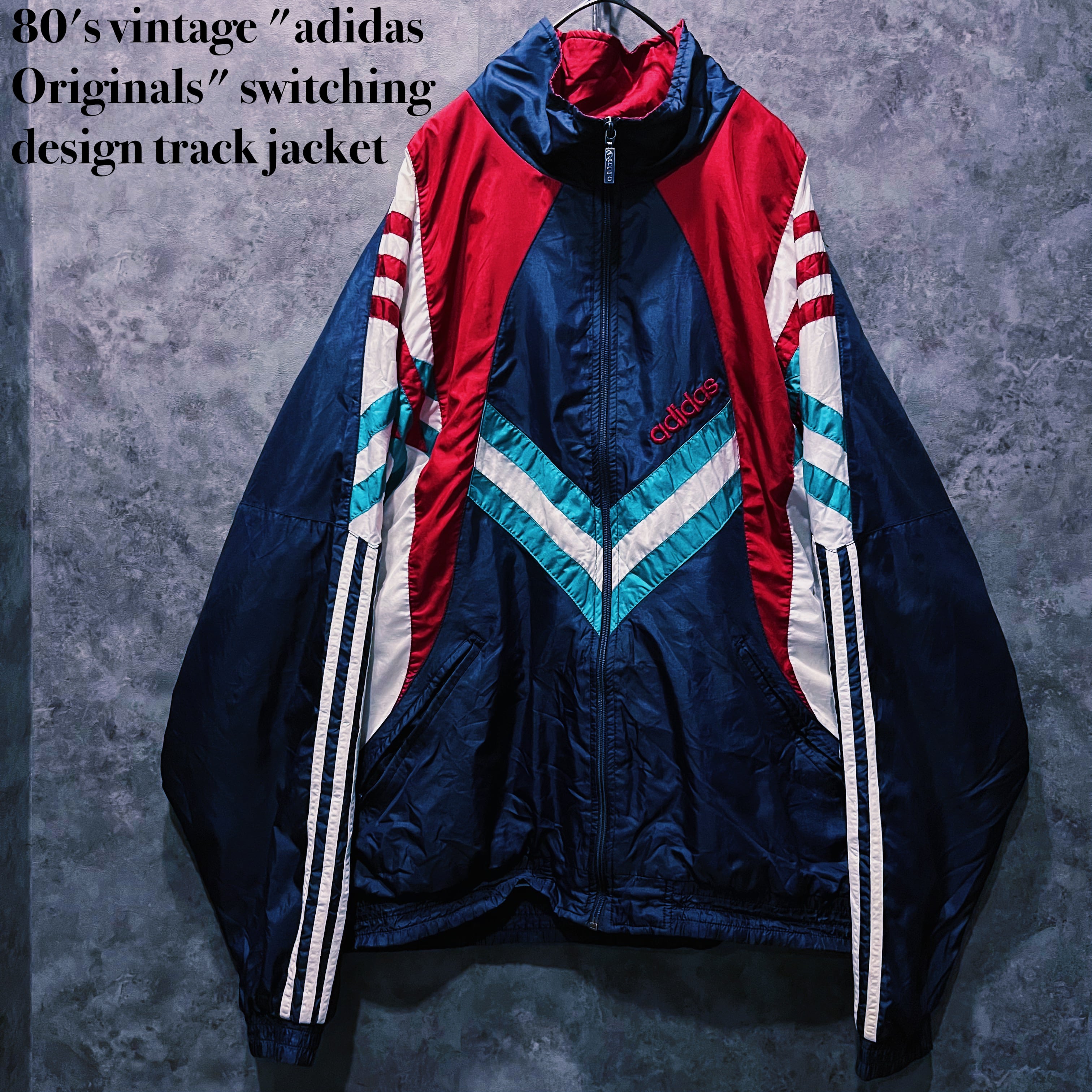 80s adidas originals track jacket