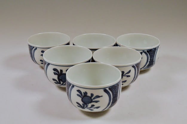 三国丹祐 京焼 清水焼 南京写し 蓋付茶碗 京都の陶芸家 師は二代