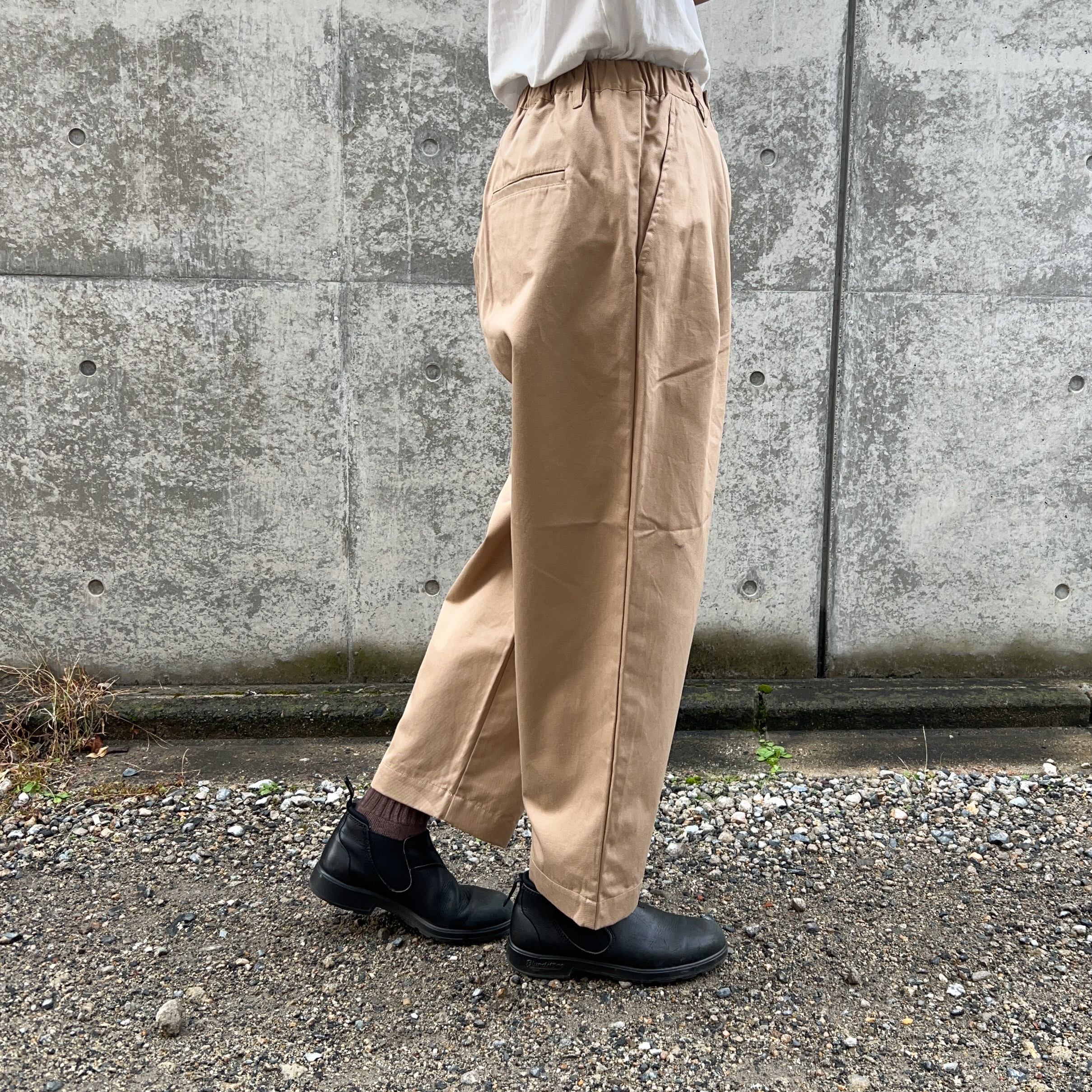 UNIVERSAL TISSU_UT260PT025 コットンリネンツイル2タックコクーン