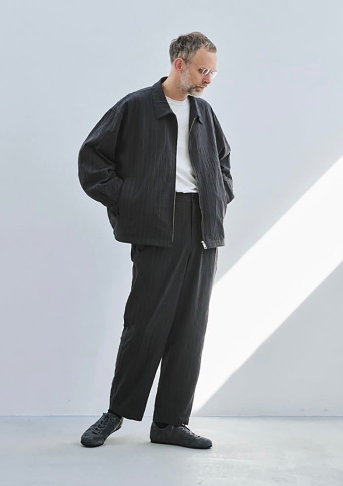 STILL BY HAND -Creasy zip up blouson- / BL08263 / スティルバイハンド ジップアップ ブルゾン