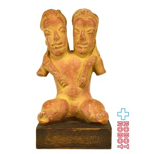 二重の精神的苦痛 二重診断 医薬品メーカー陶器スタチュー 企業物 ※難あり