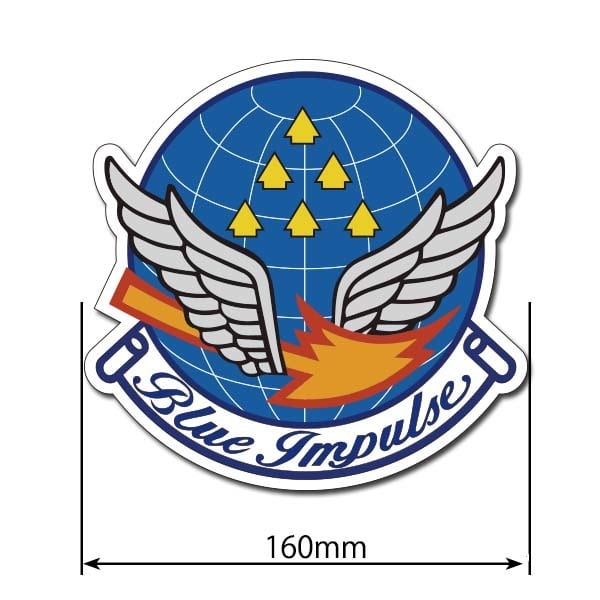 ブルーインパルスの部隊マークステッカー 超特大 | ペーパークラフトP