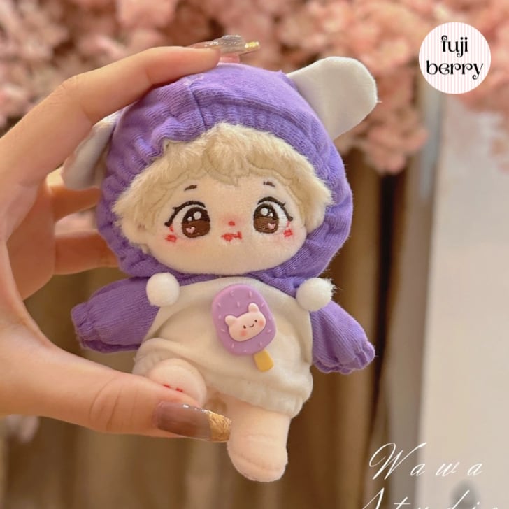 【10cmぬい服】アイスキャンディロンパース 10cm着せ替えぬいぐるみ用 棉花娃娃お洋服|fuji berry