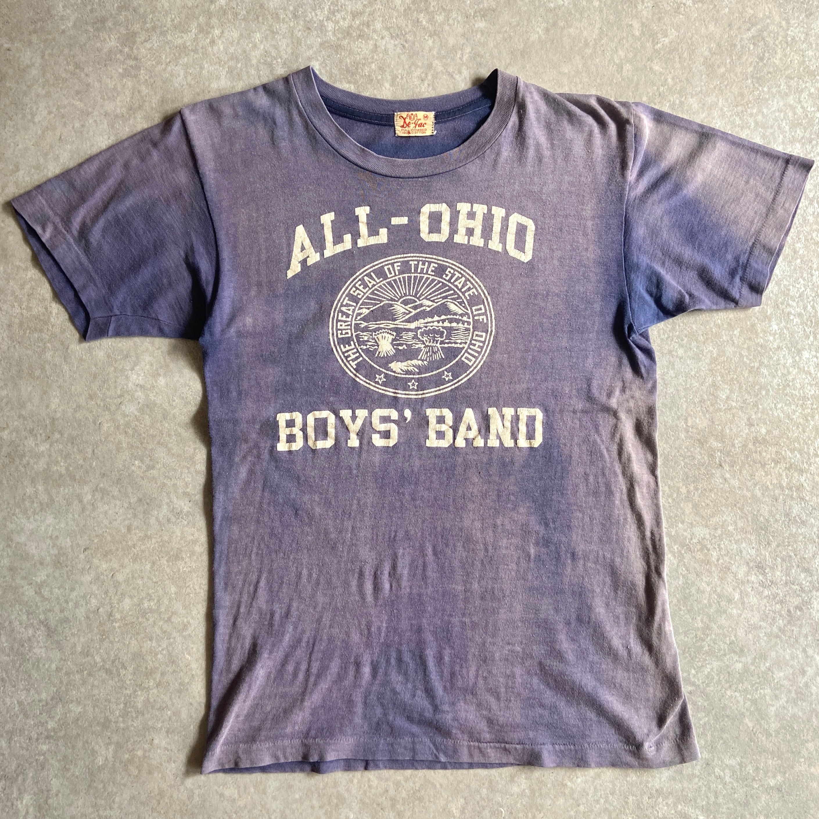 1960s De-Jac “ALL-OHIO BOYS’ BAND” Tee M H296
