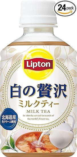 リプトン ミルクティー 白の贅沢 280mlペット×24本1 | グッド
