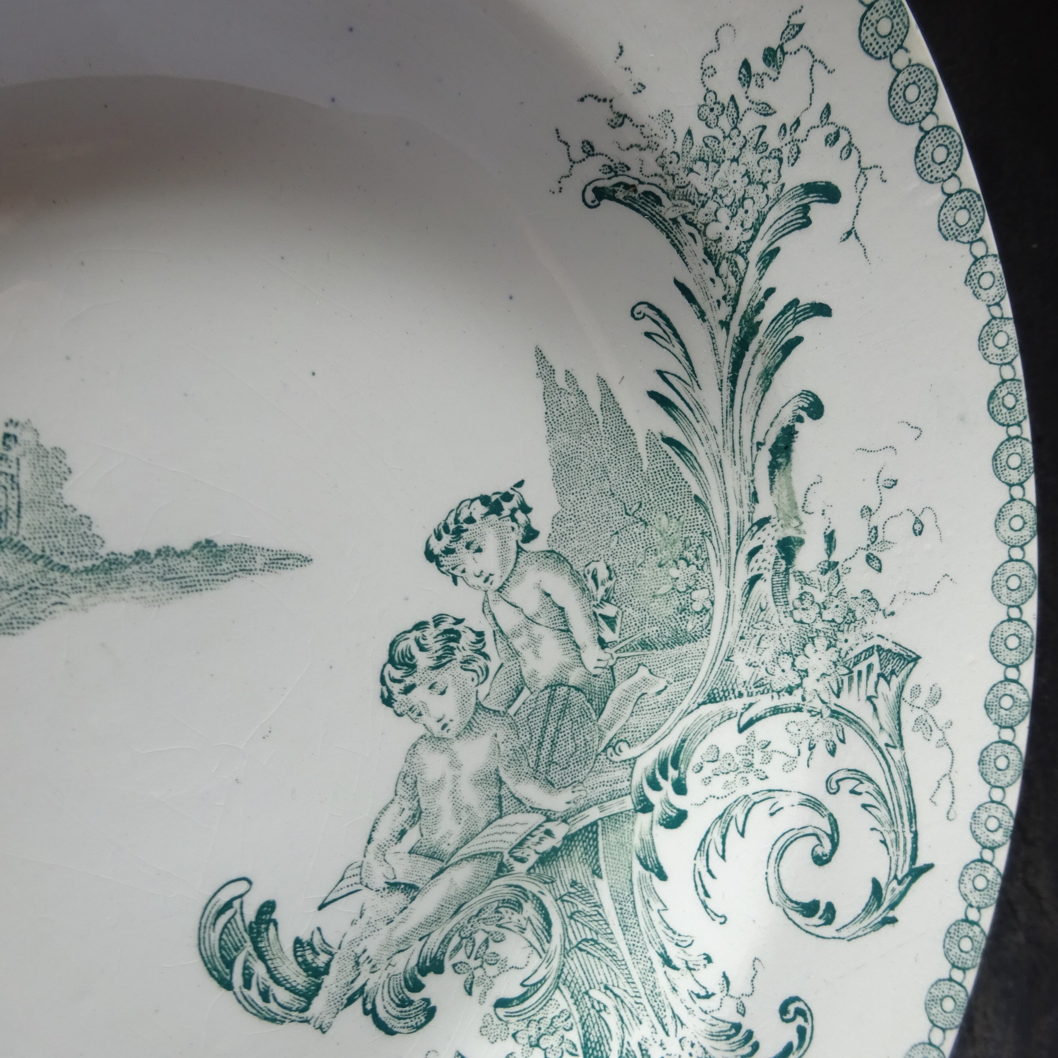 【 Épuisé 】Saint Amand modèle《TRIANON》assiette creuse (A)