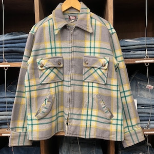 ①1950'S WOOL RICH WOOL JACKET