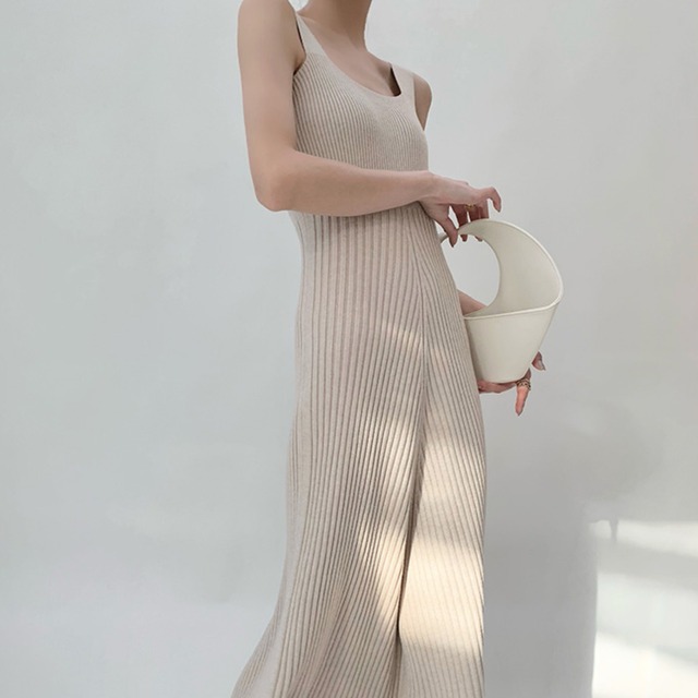 フレンチニットワンピース　21653