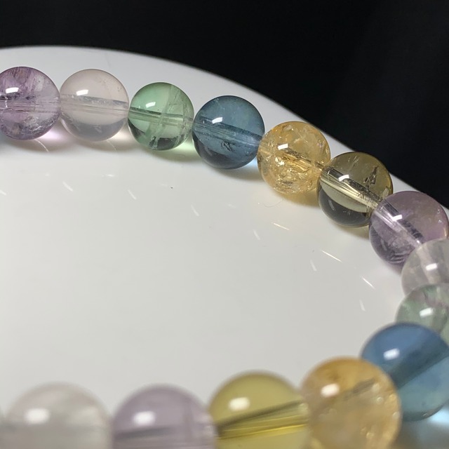 b200ミックスストーンブレスレット