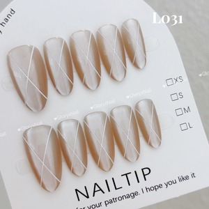 L031 ネイルチップ サイズXS/S/M