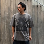 RIVERSIDE BASE Basquiat Quote T-SHIRT FADE BLACK