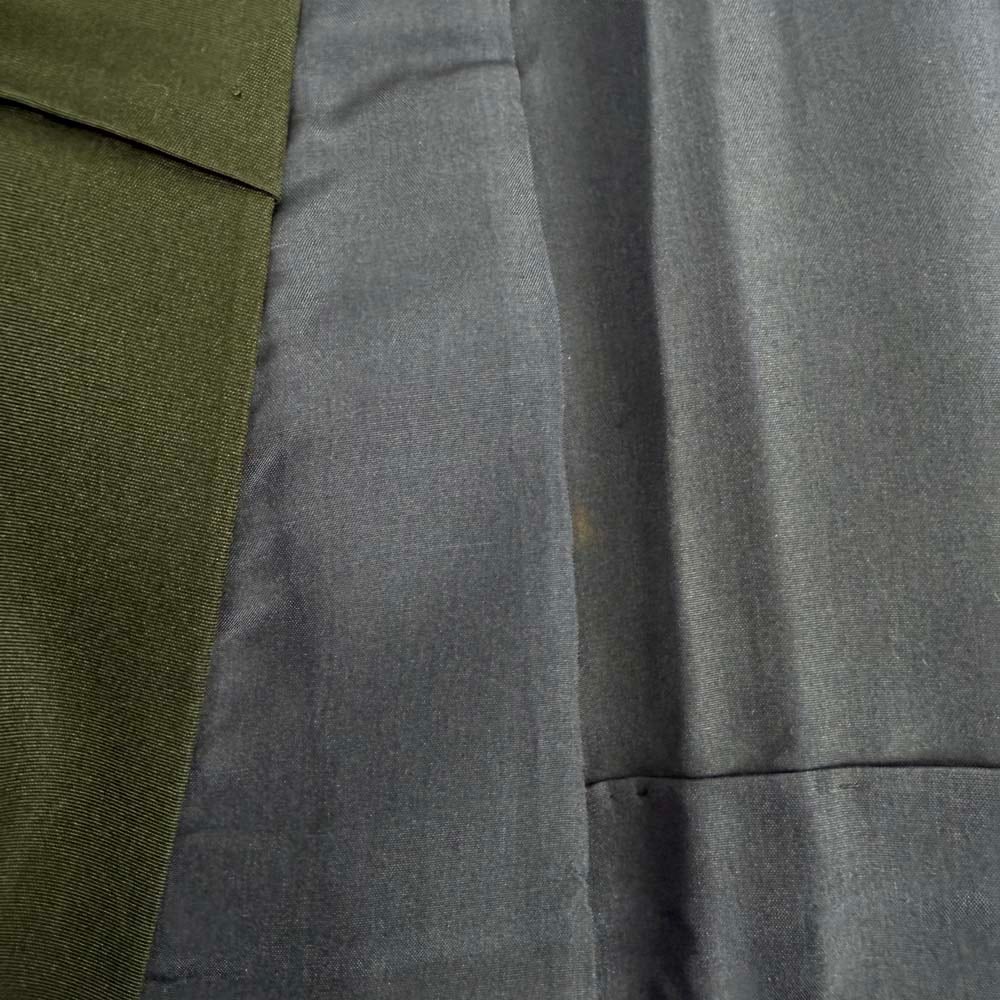 男紋付 男着物 黒紋付 正絹 羽織 長着 裄67.5cm SS size 黒 五つ紋