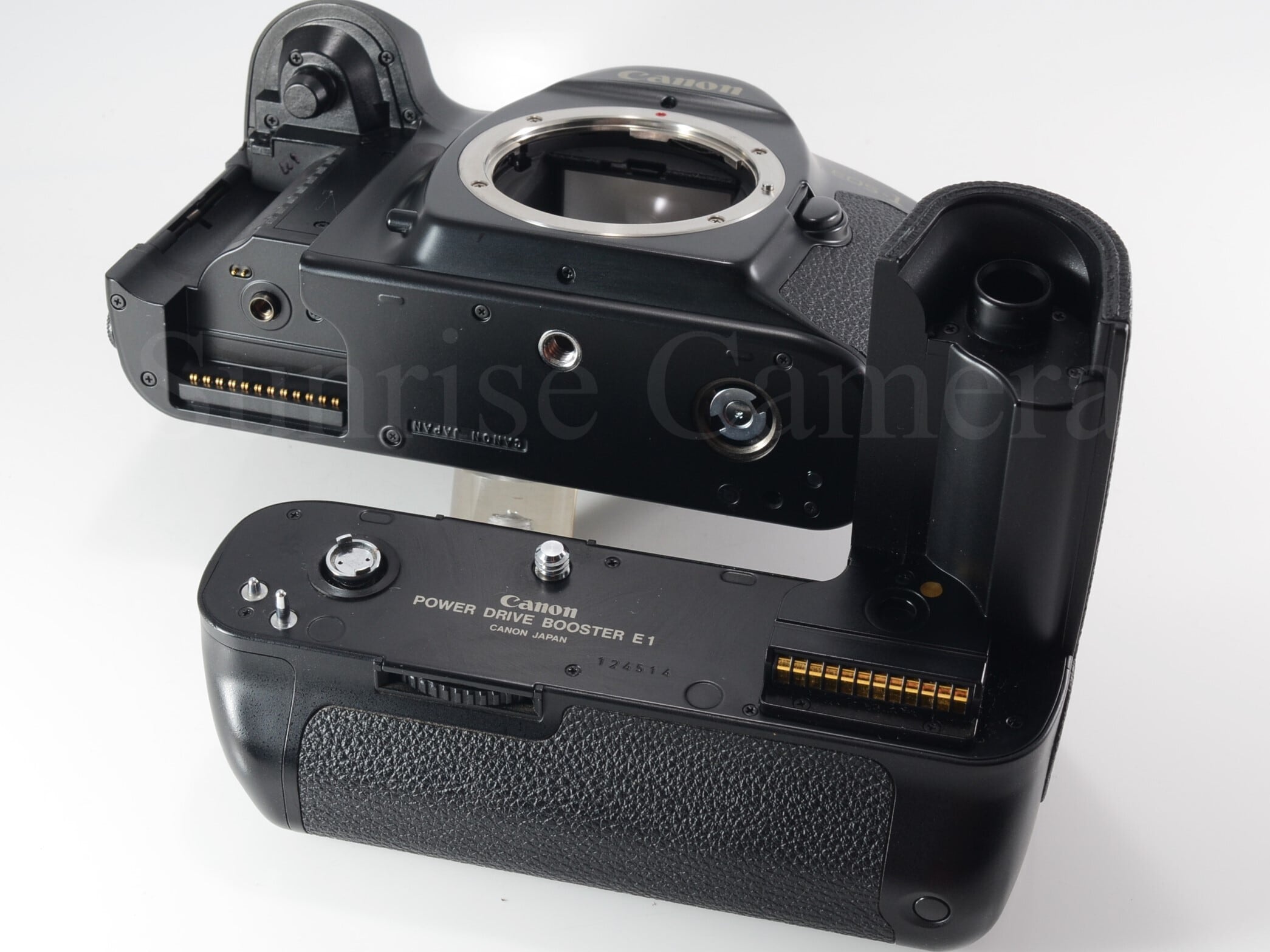 キヤノン　EOS-1 + Power Drive Booster E1　完動品 Canon EOS 1 / POWER DRIVE BOOSTER E1付 キヤノン (61324