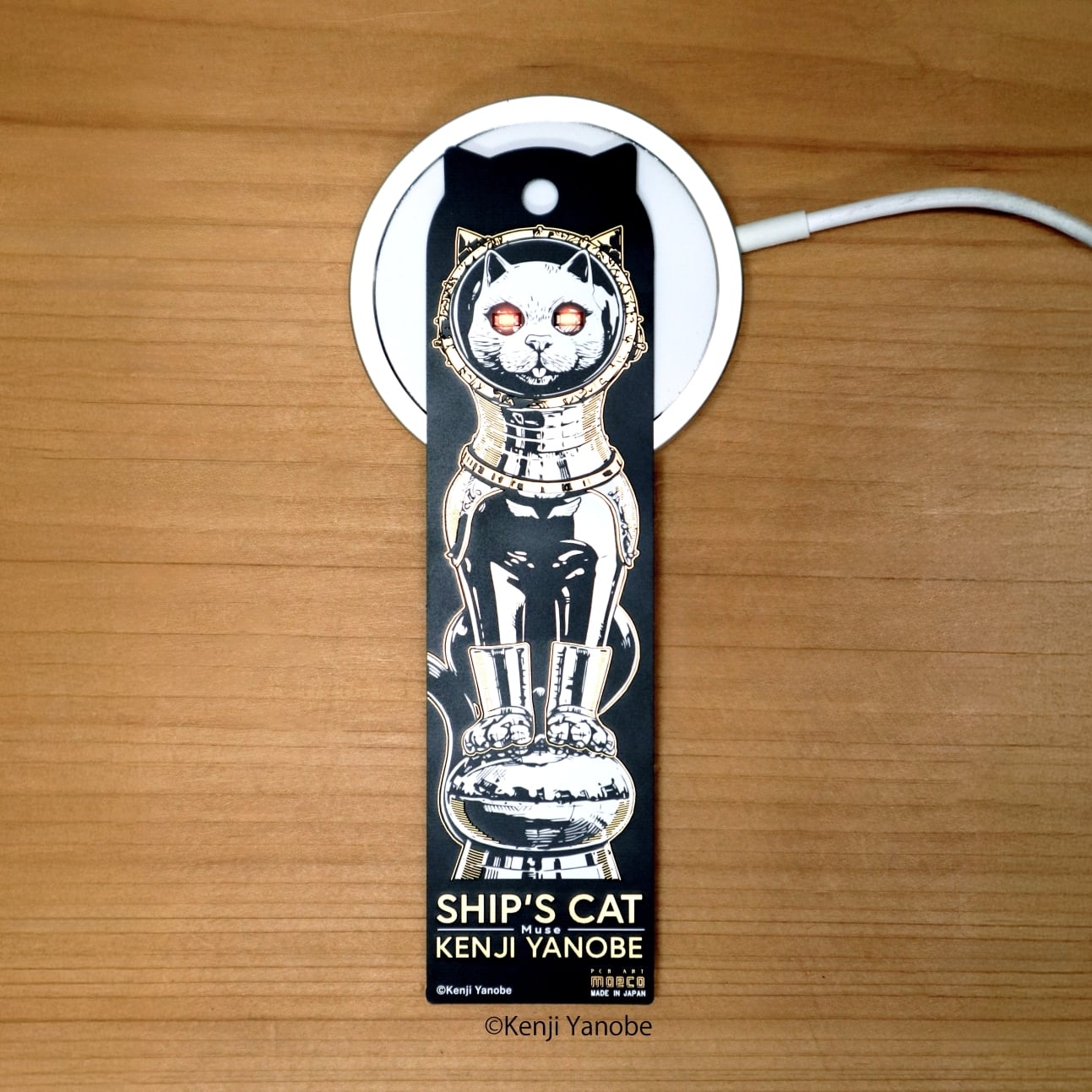 FLASH SHIP'S CAT (Muse) 基板アート しおり | PCB ART moeco