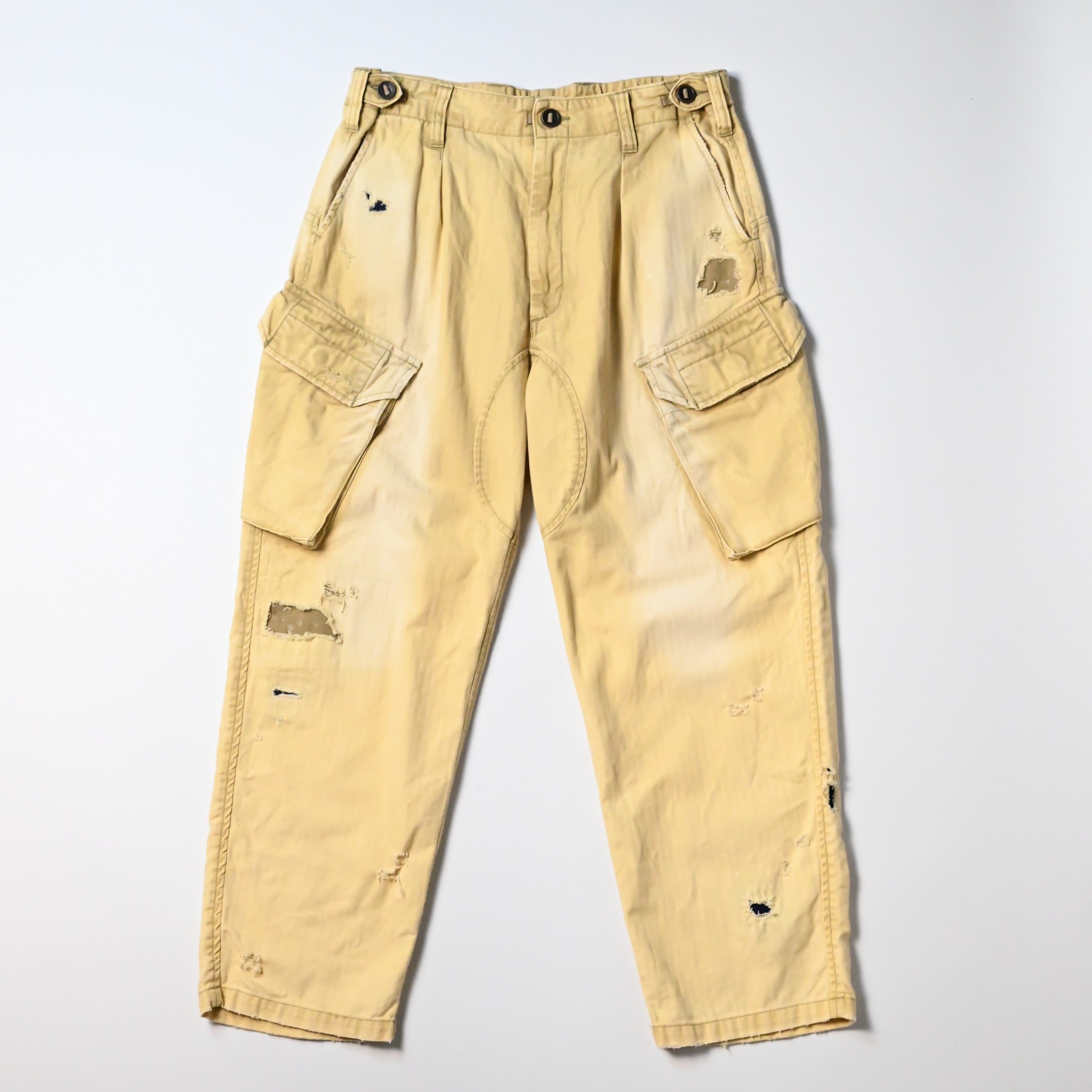 ANACHRONORM サイズ2 カーゴパンツ ANACHRONORM / REMAKED HERRINGBONE COMBAT CARGO TROUSERS | GANKO