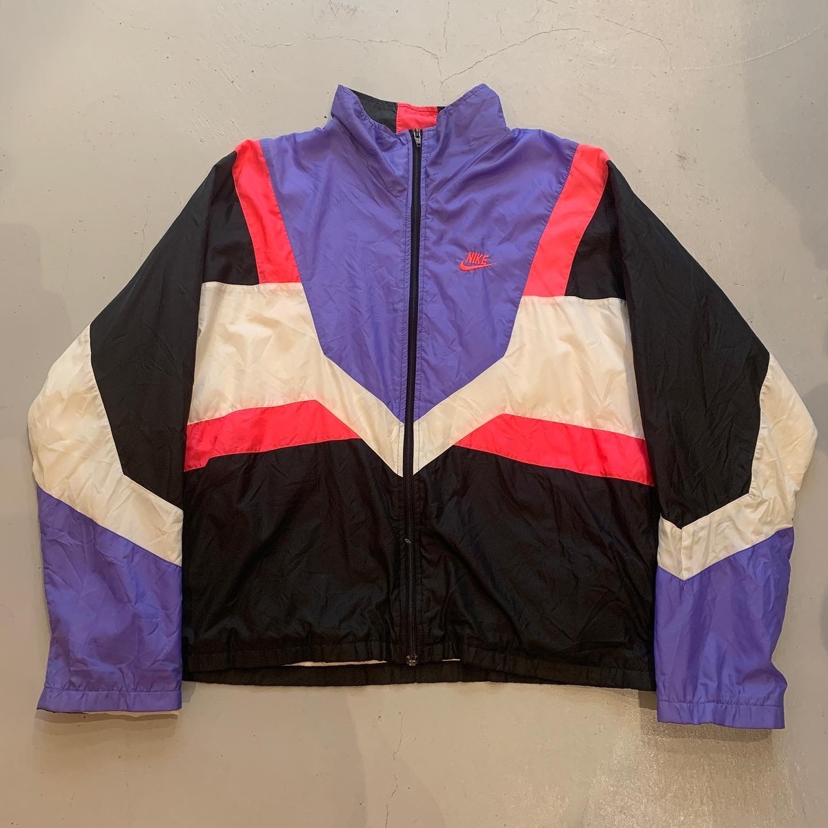 90s NIKE nylon zip jacket | What'z up