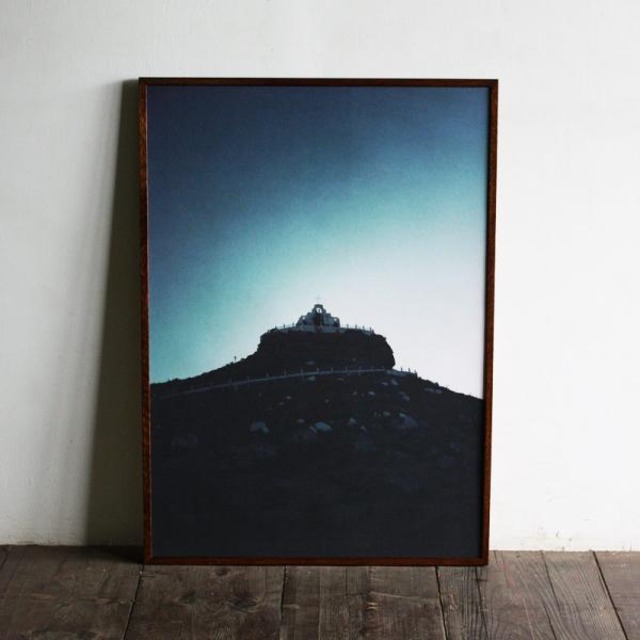Mexico Parras - church on the hill / B2 poster