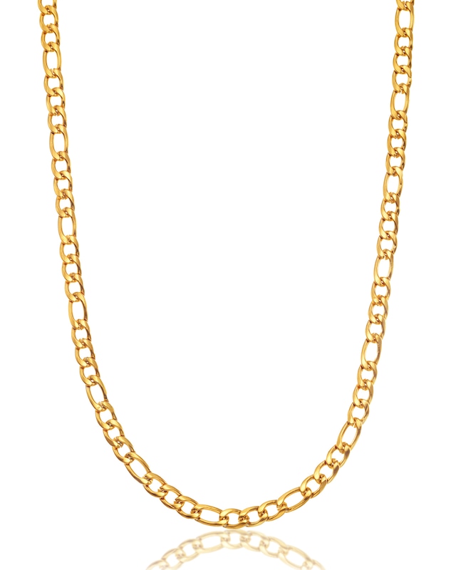 figaro chain necklace gold・silver 5mm