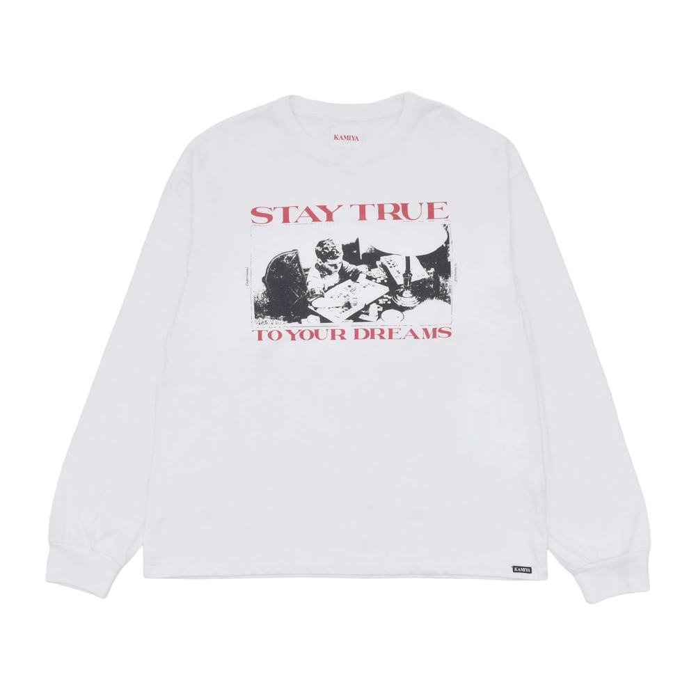KAMIYA】“KMY Eagle”Distressed L/S Tee | AYIN